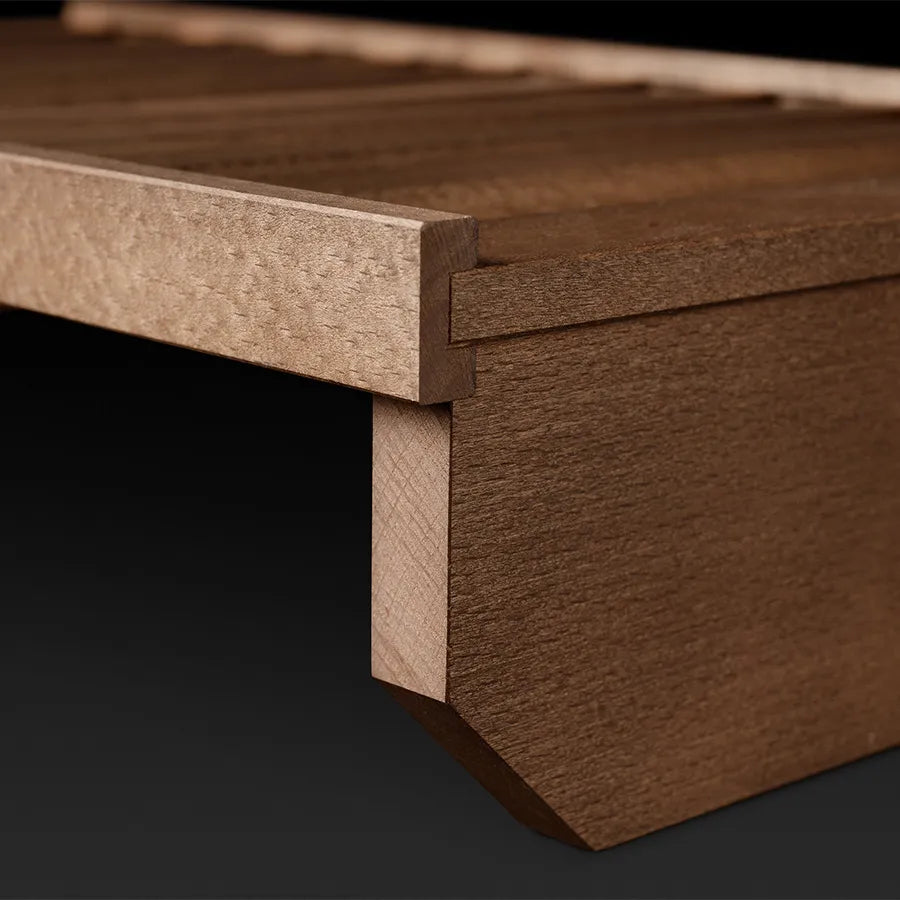 Wooden Shelf Set Stained Beech – UX 500 / UX 750 PRO S